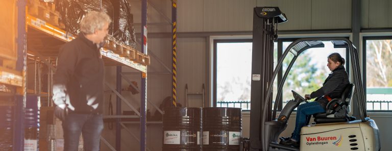 Heftruck herhaling halve dag, Van Buuren Opleiding